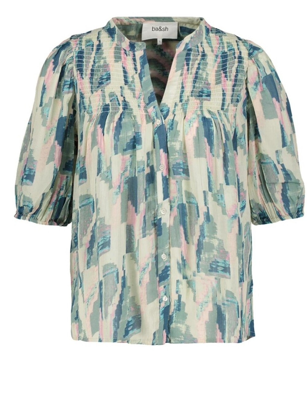 ba&sh Teodor Shirt In Turqoise Size Medium